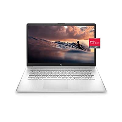 HP 17.3” AMD Ryzen 3 5300U, 4 GB, 256 GB SSD, 17.3″ HD+ Display, Wi-Fi & Bluetooth (2022)