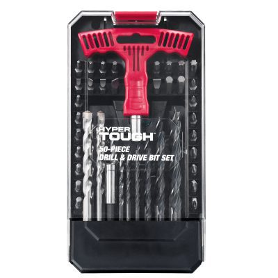 Hyper Tough 50 Piece Drill Bit & Drive Bit Set - $5 ($10.97)