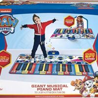 First Act Paw Patrol Giant Musical Piano Mat – 70-Inch, 24 Keys, Make Real Music