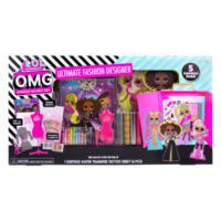 L.O.L. Surprise! O.M.G. Ultimate Fashion Designer, Decorate 4 Die-Cut Dolls With 300+ Accessories, 5 Surprises