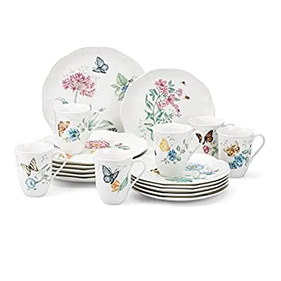 Expired:&nbsp;Lenox Butterfly Meadow 18-Piece Dinnerware Set