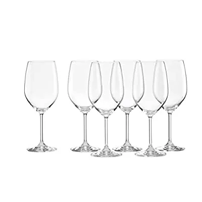 Expired:&nbsp;6 Set Lenox Tuscany Classics White Wine Glasses, 21 Ounces
