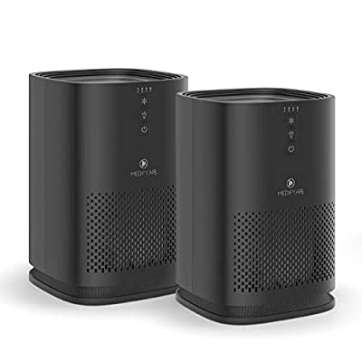 2 Pack Medify MA-14 Air Purifier with H13 True HEPA Filter | 200 sq ft Coverage - $88.99 ($261.46)