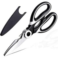 Expired: Multi Purpose Strong Stainless Steel Kitchen Utility Scissors with Cover