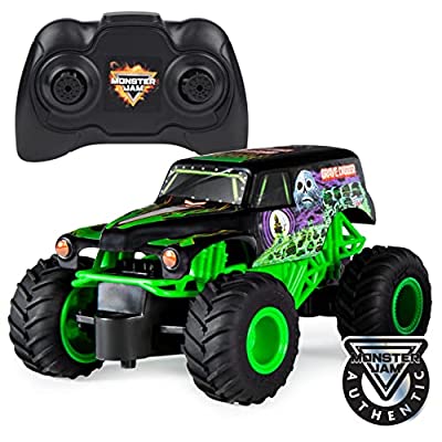 Official Grave Digger Remote Control Monster Truck Toy, 1:24 Scale, 2.4 GHz