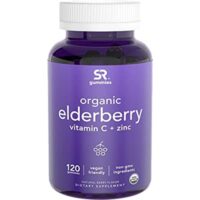 Expired: 120 Ct Elderberry Gummies Concentrate (65:1) with Vitamin C, Zinc & Probiotics, Vegan Certified & Non-GMO Verified