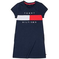 Tommy Hilfiger Girls Short Sleeve T-Shirt Dress, Pull-On Style – Various models & sizes