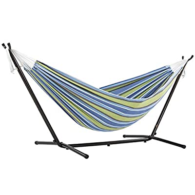 Vivere 24 Hammock, Oasis with Charcoal Frame