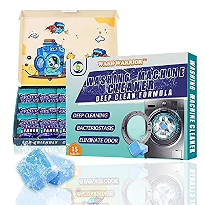 60% off - Expired:&nbsp;Wash Warrior Washing Machine Deep Cleaning Tablets (1 Packs/ 15Tablets)