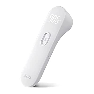 iHealth No-Touch Forehead Thermometer, 3 Ultra-Sensitive Sensors