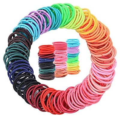 50% off - Expired: 200PCS Toddler Multicolor Elastic Hair Ties