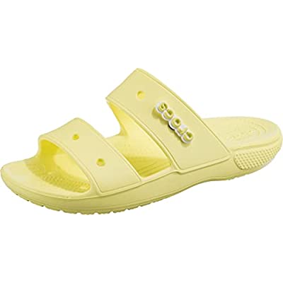 Crocs Unisex-Adult Classic Two-Strap Slide Sandals, Sulphur - $20.00 ($39.99)