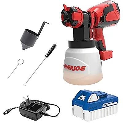 Expired:&nbsp;Sun Joe 24V 4.0Ah Cordless Handheld Paint Sprayer, Kit