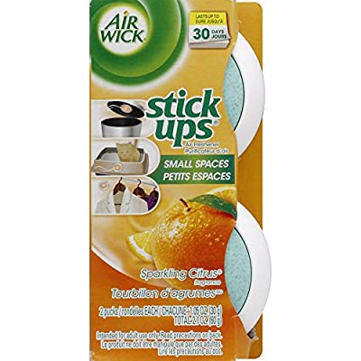 2 Ct Air Wick Stick Ups Air Freshener, Sparkling Citrus