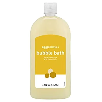 Amazon Basics Milk and Honey Bubble Bath, 32 Fluid Ounces