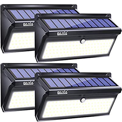 4 Pack 100 LED Motion Sensor Outdoor Solar Lights – 2000 Lumens