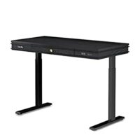 Comfty 2-Button Height Adjustable Table w/ USB Ports, up to 49.2”