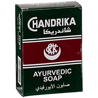 Chandrika Ayurvedic Soap with pure herbal extracts, 75g