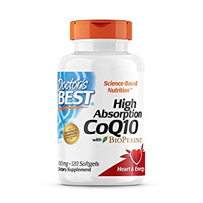 120 Ct Doctor’s Best High Absorption CoQ10, 100mg