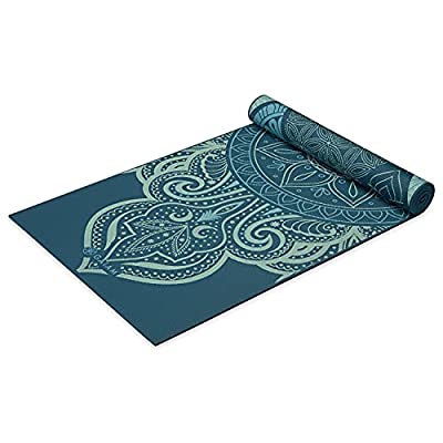 Gaiam Yoga Mat – Premium 6mm Print Reversible Extra Thick - $17.09 ($39.99)