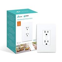 Kasa Smart Plug KP200, In-Wall Smart Home Wi-Fi Outlet