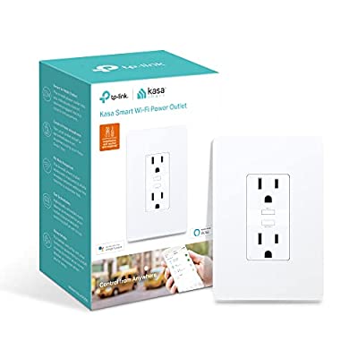 Kasa Smart Plug KP200, In-Wall Smart Home Wi-Fi Outlet