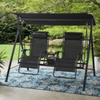 Mainstays Zero-Gravity Steel Porch Swing