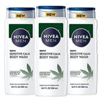 3 Pack NIVEA MEN Sensitive Calm Body Wash, 16.9 Oz