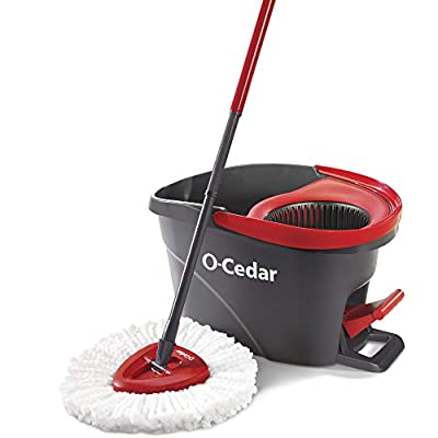 O-Cedar EasyWring Microfiber Spin Mop + 2 Extra Mops