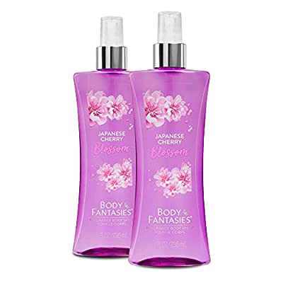 2 Pack Body Fantasies Signature Fragrance Body Spray, Japanese Cherry Blossom