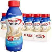 12 Pack Premier Protein Shake, Vanilla, 30g Protein, 1g Sugar, 24 Vitamins & Minerals