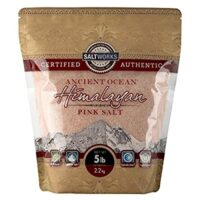 5lb SaltWorks Ancient Ocean Himalayan Pink Salt, Fine Grain