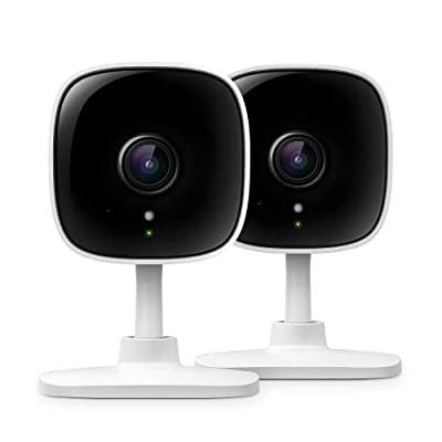 2 Pack TP-Link Tapo 2K Security Camera w/ Motion Detection, 2-Way Audio.