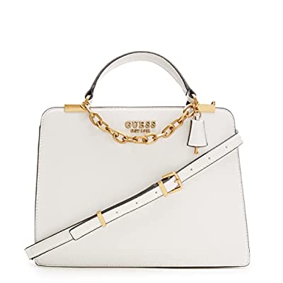 GUESS Kristle Girlfriend Satchel, Ivory - $57.50 ($128.00)