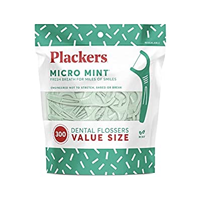 300 Ct Plackers Micro Mint Dental Flossers