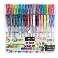 36 Pack Sargent Art® Gel Pens, Assorted Colors