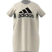 adidas Women’s Essentials Logo Dress, Wonder White/Black