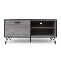 Christopher Knight Mid-Century Modern Two-Toned Faux Wood TV Stand