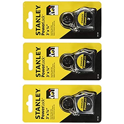 3 Pack Stanley Hand Tools 3′ PowerLock Key Tape Rule - $4.26 ($18.21)