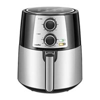 COMFEE’ 3.7QT Electric Air Fryer with 8 Menus, 1400W