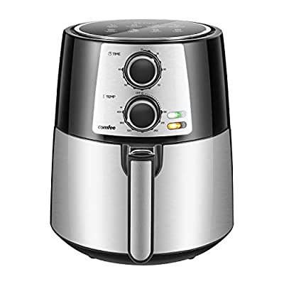 COMFEE’ 3.7QT Electric Air Fryer with 8 Menus, 1400W - $36.70 ($182.74)