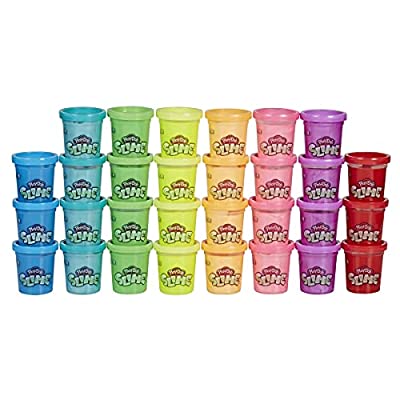 30 Can Pack Play-Doh Slime – Assorted Rainbow Colors