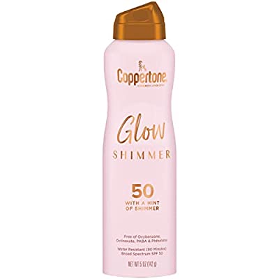 Coppertone Glow with Shimmer Sunscreen Spray SPF 50, 5 Oz - $3.82 ($11.40)