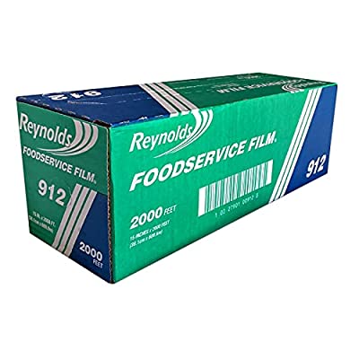 2000 Ft, Reynolds Foodservice Clear Plastic Wrap Film, 15 inch - $14.00 ($31.49)