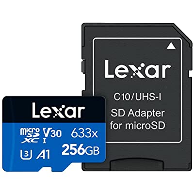 Lexar High-Performance 633x 256GB microSDXC UHS-I Card