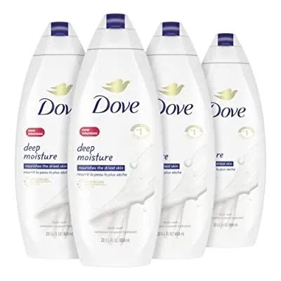 4 Pack Dove Deep Moisture Body Wash