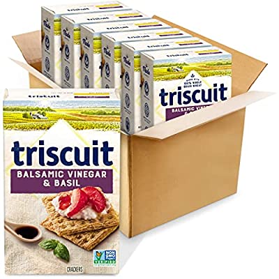 6 Pk Triscuit Balsamic Vinegar & Basil Crackers