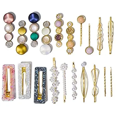 73% off - Expired: 20 Pcs Macaron Pearl Hair Pins & Hair Clips