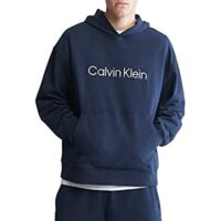 Calvin Klein Men’s Relaxed Fit Logo French Terry Hoodie