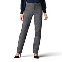 Lee Women’s Wrinkle Free Relaxed Fit Straight Leg Pant